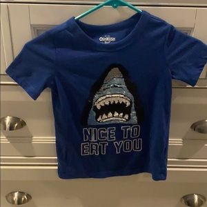 Oshkosh shark tee